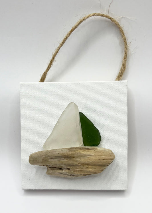 Sea Glass Sailboat