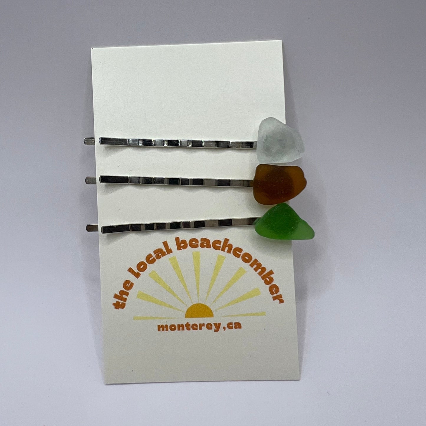 Sea Glass Bobby Pins