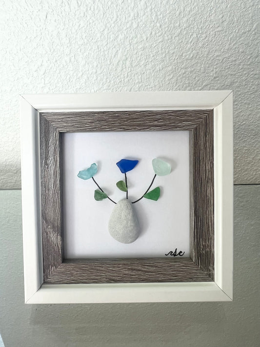 Sea Glass Flowers