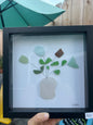 Large Sea Glass Flowers